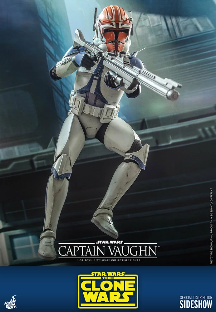 Maybang's Collectibles Hot Toys Star Wars The Clone Wars Captain Vaughn 1/6 Scale 12" Collectible Figure 5 Maybang's Collectibles Hot Toys Star Wars The Clone Wars Captain Vaughn 1/6 Scale 12" Collectible Figure