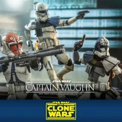 Maybang's Collectibles Hot Toys Star Wars The Clone Wars Captain Vaughn 1/6 Scale 12" Collectible Figure 25 Maybang's Collectibles Hot Toys Star Wars The Clone Wars Captain Vaughn 1/6 Scale 12
