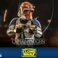 Maybang's Collectibles Hot Toys Star Wars The Clone Wars Captain Vaughn 1/6 Scale 12" Collectible Figure 30 Maybang's Collectibles Hot Toys Star Wars The Clone Wars Captain Vaughn 1/6 Scale 12