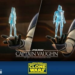 Maybang's Collectibles Hot Toys Star Wars The Clone Wars Captain Vaughn 1/6 Scale 12" Collectible Figure 32 Maybang's Collectibles Hot Toys Star Wars The Clone Wars Captain Vaughn 1/6 Scale 12