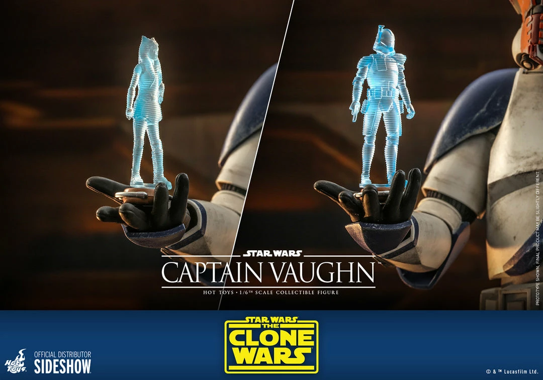 Maybang's Collectibles Hot Toys Star Wars The Clone Wars Captain Vaughn 1/6 Scale 12" Collectible Figure 16 Maybang's Collectibles Hot Toys Star Wars The Clone Wars Captain Vaughn 1/6 Scale 12" Collectible Figure