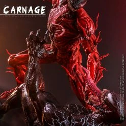 Maybang's Collectibles Hot Toys Marvel Comics Venom Let There Be Carnage Carnage (Deluxe Version) 1/6 Scale Collectible Figure 25 Maybang's Collectibles Hot Toys Marvel Comics Venom Let There Be Carnage Carnage (Deluxe Version) 1/6 Scale Collectible Figure