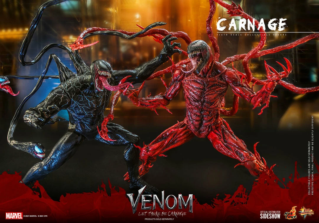 Maybang's Collectibles Hot Toys Marvel Comics Venom Let There Be Carnage Carnage (Deluxe Version) 1/6 Scale Collectible Figure 7 Maybang's Collectibles Hot Toys Marvel Comics Venom Let There Be Carnage Carnage (Deluxe Version) 1/6 Scale Collectible Figure