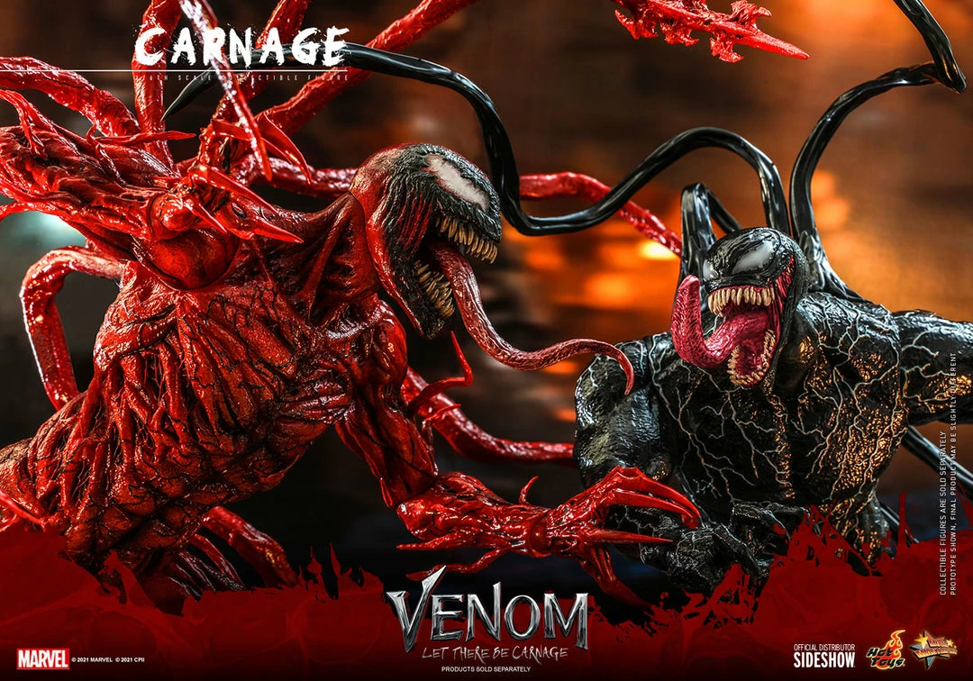 Maybang's Collectibles Hot Toys Marvel Comics Venom Let There Be Carnage Carnage (Deluxe Version) 1/6 Scale Collectible Figure 11 Maybang's Collectibles Hot Toys Marvel Comics Venom Let There Be Carnage Carnage (Deluxe Version) 1/6 Scale Collectible Figure