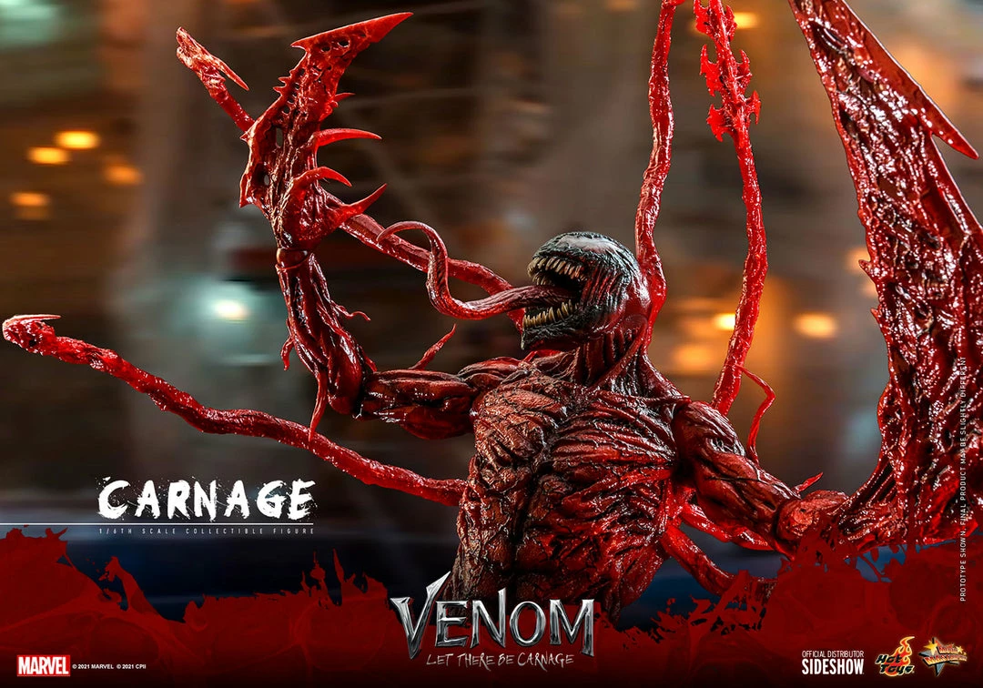 Maybang's Collectibles Hot Toys Marvel Comics Venom Let There Be Carnage Carnage (Deluxe Version) 1/6 Scale Collectible Figure 17 Maybang's Collectibles Hot Toys Marvel Comics Venom Let There Be Carnage Carnage (Deluxe Version) 1/6 Scale Collectible Figure