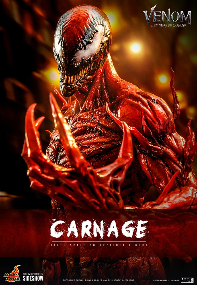 Maybang's Collectibles Hot Toys Marvel Comics Venom Let There Be Carnage Carnage 1/6 Scale Collectible Figure 1 Maybang's Collectibles Hot Toys Marvel Comics Venom Let There Be Carnage Carnage 1/6 Scale Collectible Figure