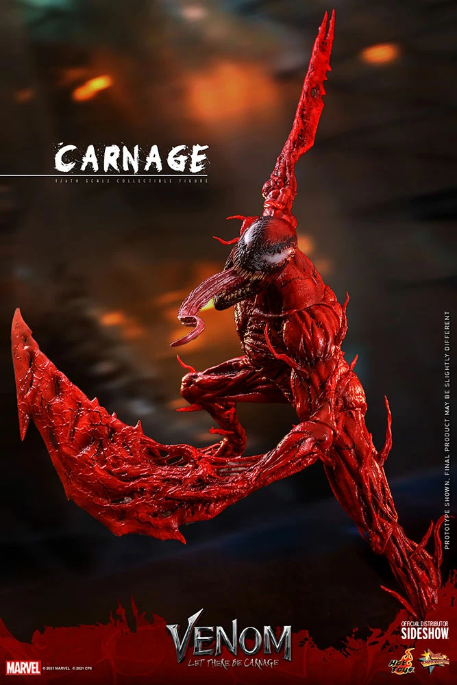 Maybang's Collectibles Hot Toys Marvel Comics Venom Let There Be Carnage Carnage 1/6 Scale Collectible Figure 4 Maybang's Collectibles Hot Toys Marvel Comics Venom Let There Be Carnage Carnage 1/6 Scale Collectible Figure