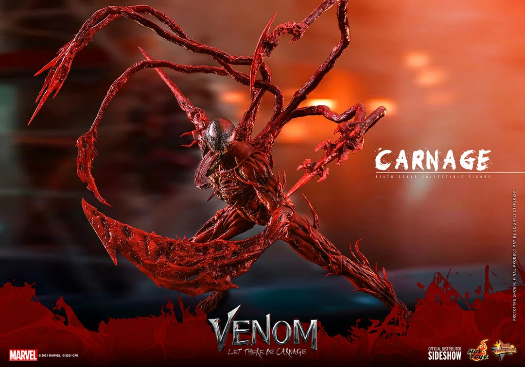 Maybang's Collectibles Hot Toys Marvel Comics Venom Let There Be Carnage Carnage 1/6 Scale Collectible Figure 12 Maybang's Collectibles Hot Toys Marvel Comics Venom Let There Be Carnage Carnage 1/6 Scale Collectible Figure