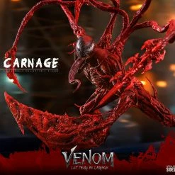 Maybang's Collectibles Hot Toys Marvel Comics Venom Let There Be Carnage Carnage 1/6 Scale Collectible Figure 29 Maybang's Collectibles Hot Toys Marvel Comics Venom Let There Be Carnage Carnage 1/6 Scale Collectible Figure