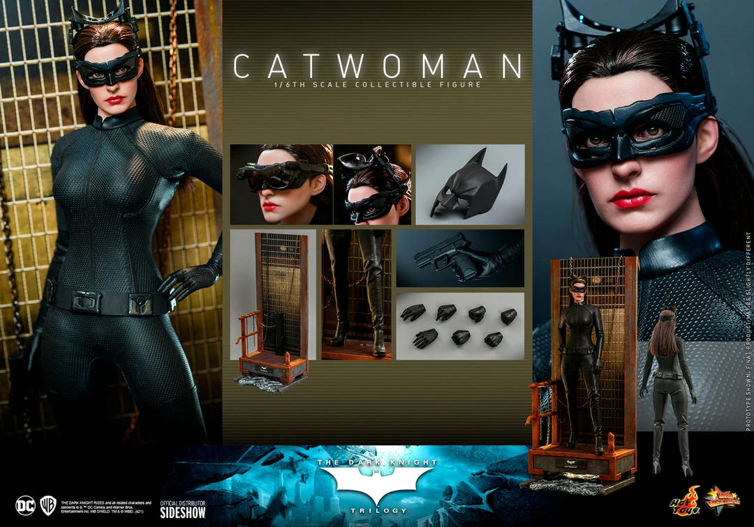 Maybang's Collectibles Hot Toys DC Comics Batman The Dark Knight Trilogy The Dark Knight Rises Catwoman Selina Kyle 1/6 Scale 12" Collectible Figure 15 Maybang's Collectibles Hot Toys DC Comics Batman The Dark Knight Trilogy The Dark Knight Rises Catwoman Selina Kyle 1/6 Scale 12" Collectible Figure
