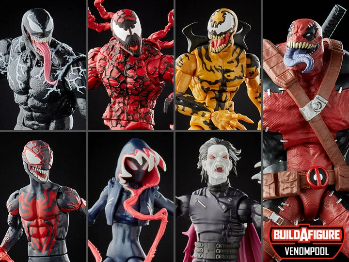 Maybang's Collectibles Hasbro Marvel Legends Venom Wave 2 Set Of 6 Figures (Venompool BAF) 1 Maybang's Collectibles Hasbro Marvel Legends Venom Wave 2 Set Of 6 Figures (Venompool BAF)