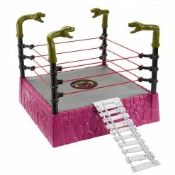 Maybang's Collectibles Mattel WWE Masters Of The WWE Universe Rattlesnake Mountain Bundle Action Figure Playset