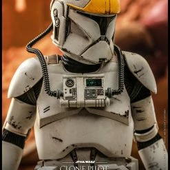 Maybang's Collectibles Hot Toys Star Wars Episode II Attack Of The Clones Clone Pilot 1/6 Scale 12" Collectible Figure 22 Maybang's Collectibles Hot Toys Star Wars Episode II Attack Of The Clones Clone Pilot 1/6 Scale 12