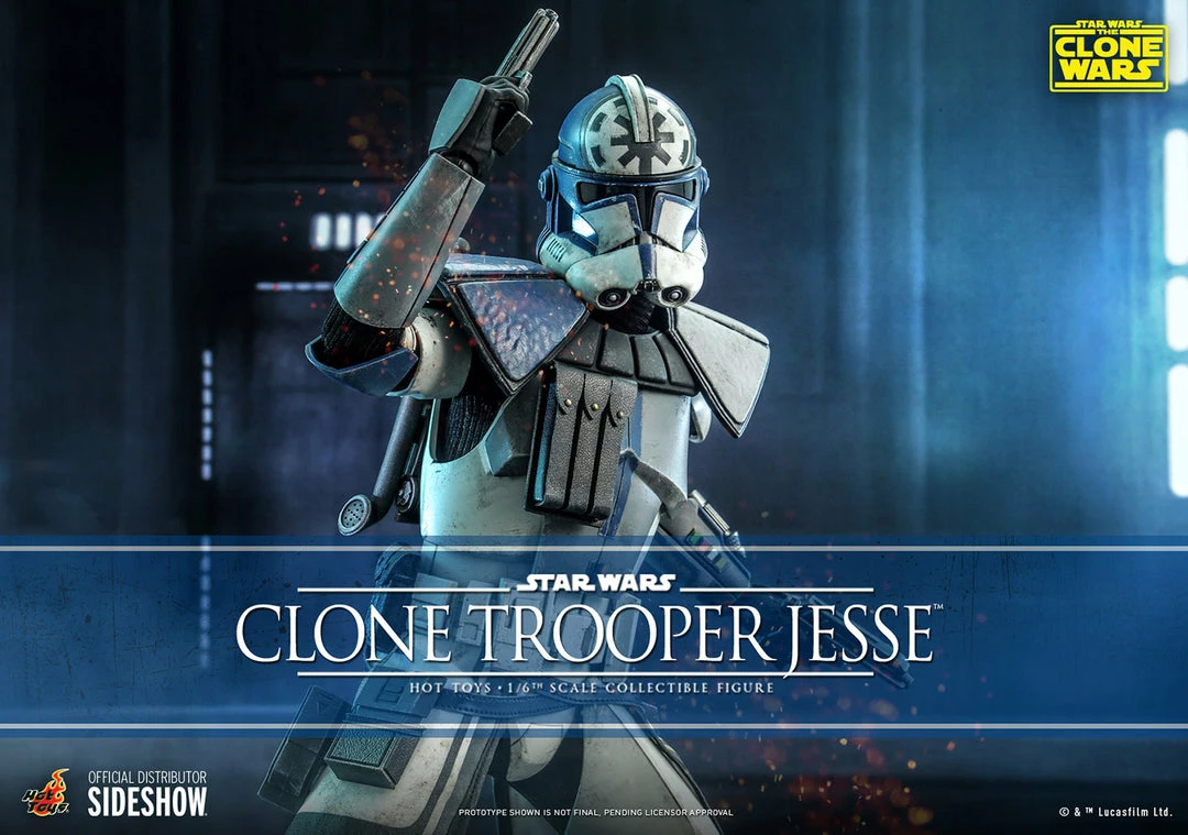 Maybang's Collectibles Hot Toys Star Wars The Clone Wars Clone Trooper Jesse 1/6 Scale 12" Collectible Figure 1 Maybang's Collectibles Hot Toys Star Wars The Clone Wars Clone Trooper Jesse 1/6 Scale 12" Collectible Figure