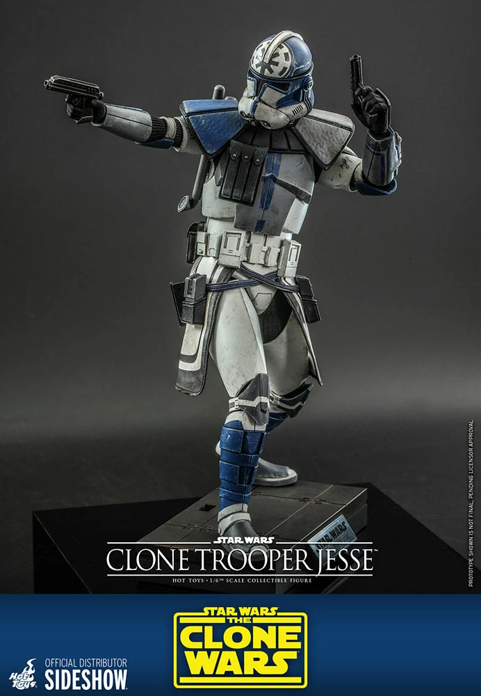Maybang's Collectibles Hot Toys Star Wars The Clone Wars Clone Trooper Jesse 1/6 Scale 12" Collectible Figure 2 Maybang's Collectibles Hot Toys Star Wars The Clone Wars Clone Trooper Jesse 1/6 Scale 12" Collectible Figure