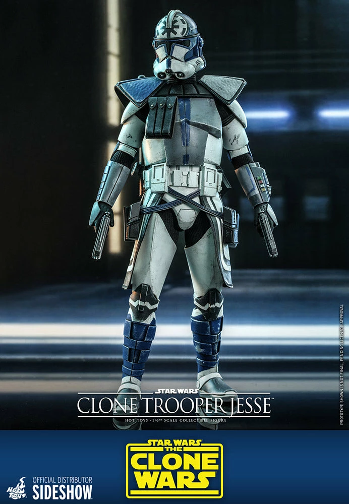 Maybang's Collectibles Hot Toys Star Wars The Clone Wars Clone Trooper Jesse 1/6 Scale 12" Collectible Figure 4 Maybang's Collectibles Hot Toys Star Wars The Clone Wars Clone Trooper Jesse 1/6 Scale 12" Collectible Figure