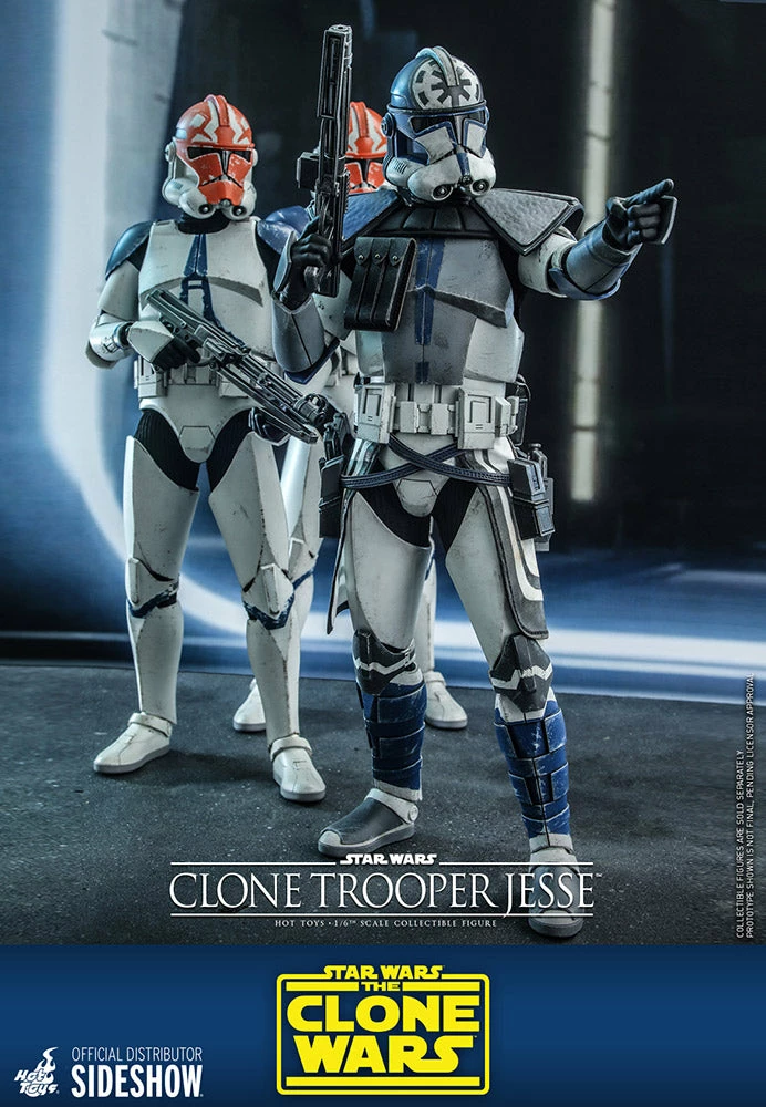 Maybang's Collectibles Hot Toys Star Wars The Clone Wars Clone Trooper Jesse 1/6 Scale 12" Collectible Figure 6 Maybang's Collectibles Hot Toys Star Wars The Clone Wars Clone Trooper Jesse 1/6 Scale 12" Collectible Figure