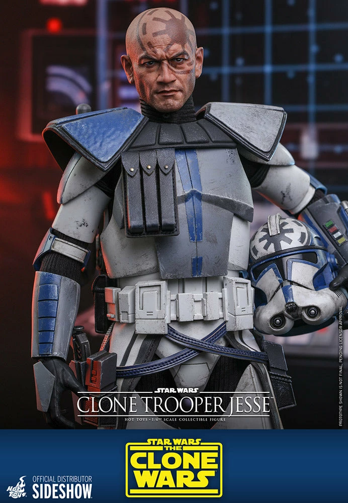 Maybang's Collectibles Hot Toys Star Wars The Clone Wars Clone Trooper Jesse 1/6 Scale 12" Collectible Figure 7 Maybang's Collectibles Hot Toys Star Wars The Clone Wars Clone Trooper Jesse 1/6 Scale 12" Collectible Figure