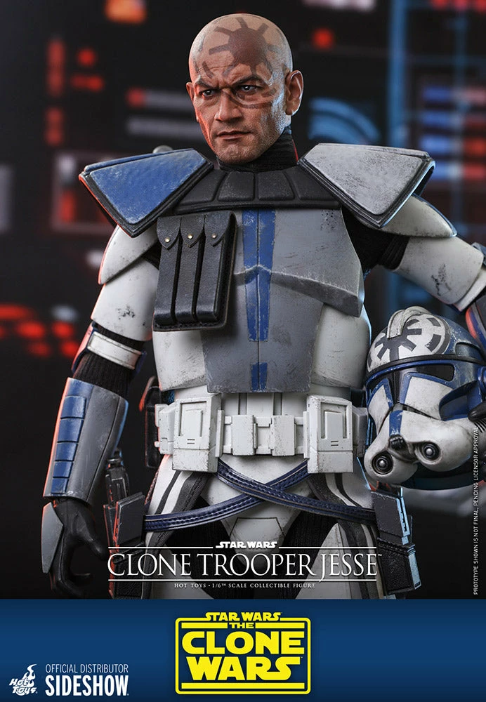 Maybang's Collectibles Hot Toys Star Wars The Clone Wars Clone Trooper Jesse 1/6 Scale 12" Collectible Figure 8 Maybang's Collectibles Hot Toys Star Wars The Clone Wars Clone Trooper Jesse 1/6 Scale 12" Collectible Figure