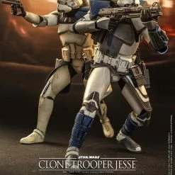 Maybang's Collectibles Hot Toys Star Wars The Clone Wars Clone Trooper Jesse 1/6 Scale 12" Collectible Figure 31 Maybang's Collectibles Hot Toys Star Wars The Clone Wars Clone Trooper Jesse 1/6 Scale 12