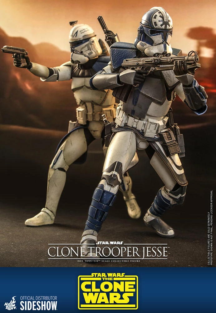 Maybang's Collectibles Hot Toys Star Wars The Clone Wars Clone Trooper Jesse 1/6 Scale 12" Collectible Figure 11 Maybang's Collectibles Hot Toys Star Wars The Clone Wars Clone Trooper Jesse 1/6 Scale 12" Collectible Figure