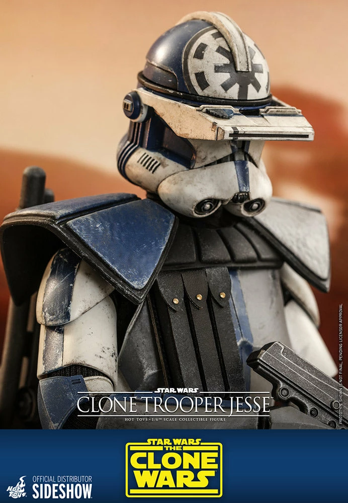 Maybang's Collectibles Hot Toys Star Wars The Clone Wars Clone Trooper Jesse 1/6 Scale 12" Collectible Figure 12 Maybang's Collectibles Hot Toys Star Wars The Clone Wars Clone Trooper Jesse 1/6 Scale 12" Collectible Figure