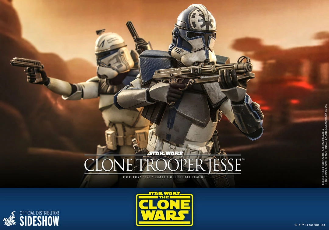 Maybang's Collectibles Hot Toys Star Wars The Clone Wars Clone Trooper Jesse 1/6 Scale 12" Collectible Figure 14 Maybang's Collectibles Hot Toys Star Wars The Clone Wars Clone Trooper Jesse 1/6 Scale 12" Collectible Figure