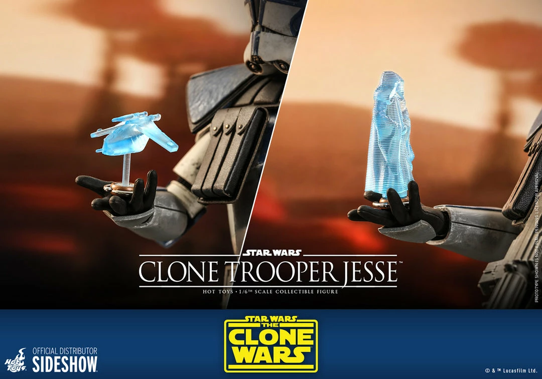 Maybang's Collectibles Hot Toys Star Wars The Clone Wars Clone Trooper Jesse 1/6 Scale 12" Collectible Figure 15 Maybang's Collectibles Hot Toys Star Wars The Clone Wars Clone Trooper Jesse 1/6 Scale 12" Collectible Figure