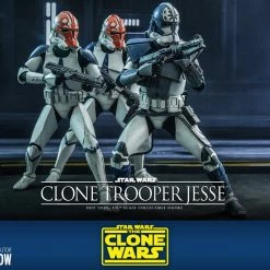 Maybang's Collectibles Hot Toys Star Wars The Clone Wars Clone Trooper Jesse 1/6 Scale 12" Collectible Figure 36 Maybang's Collectibles Hot Toys Star Wars The Clone Wars Clone Trooper Jesse 1/6 Scale 12