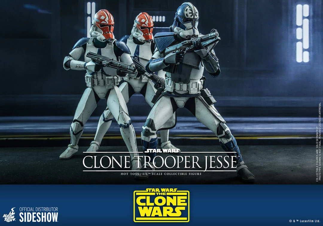 Maybang's Collectibles Hot Toys Star Wars The Clone Wars Clone Trooper Jesse 1/6 Scale 12" Collectible Figure 16 Maybang's Collectibles Hot Toys Star Wars The Clone Wars Clone Trooper Jesse 1/6 Scale 12" Collectible Figure