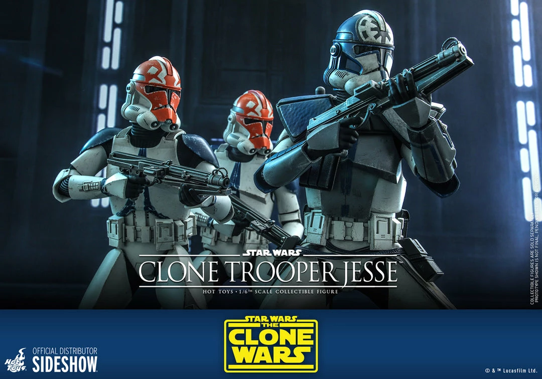Maybang's Collectibles Hot Toys Star Wars The Clone Wars Clone Trooper Jesse 1/6 Scale 12" Collectible Figure 17 Maybang's Collectibles Hot Toys Star Wars The Clone Wars Clone Trooper Jesse 1/6 Scale 12" Collectible Figure