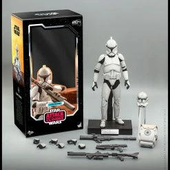 Maybang's Collectibles Hot Toys Star Wars Episode II Attack Of The Clones Clone Trooper 1/6 Scale 12" Collectible Figure
