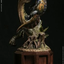 Maybang's Collectibles Damtoys Museum Collection Series MUS008A Coelophysis - Green Statue