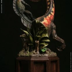 Maybang's Collectibles Damtoys Museum Collection Series MUS008B Coelophysis - Red Statue
