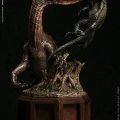 Maybang's Collectibles Damtoys Museum Collection Series MUS008B Coelophysis - Red Statue