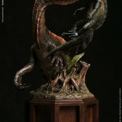 Maybang's Collectibles Damtoys Museum Collection Series MUS008B Coelophysis - Red Statue