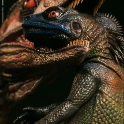 Maybang's Collectibles Damtoys Museum Collection Series MUS008B Coelophysis - Red Statue