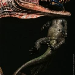 Maybang's Collectibles Damtoys Museum Collection Series MUS008B Coelophysis - Red Statue