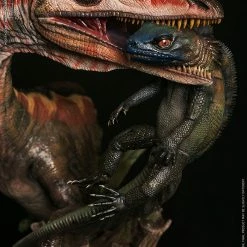 Maybang's Collectibles Damtoys Museum Collection Series MUS008B Coelophysis - Red Statue