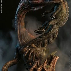 Maybang's Collectibles Damtoys Museum Collection Series MUS008B Coelophysis - Red Statue