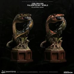 Maybang's Collectibles Damtoys Museum Collection Series MUS008B Coelophysis - Red Statue