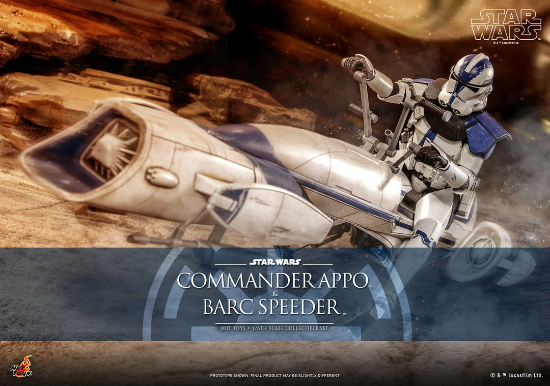 Maybang's Collectibles Hot Toys Star Wars: The Clone Wars Clone Commander Appo And BARC Speeder 1 Maybang's Collectibles Hot Toys Star Wars: The Clone Wars Clone Commander Appo And BARC Speeder