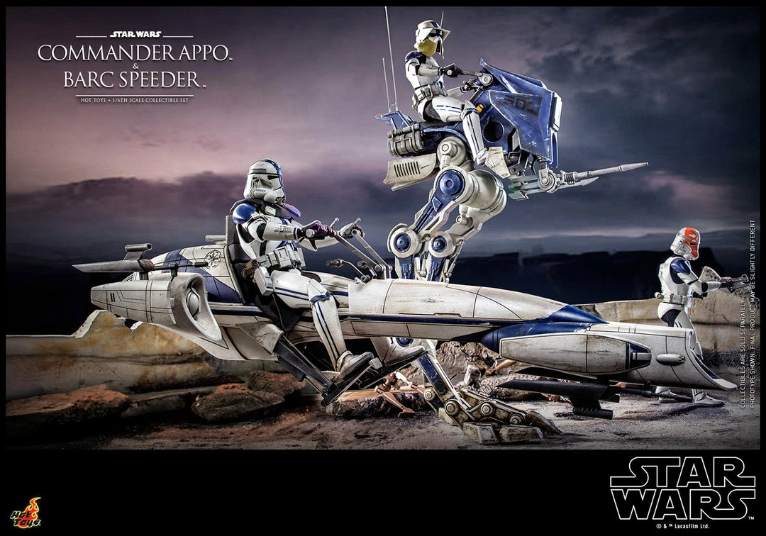 Maybang's Collectibles Hot Toys Star Wars: The Clone Wars Clone Commander Appo And BARC Speeder 5 Maybang's Collectibles Hot Toys Star Wars: The Clone Wars Clone Commander Appo And BARC Speeder