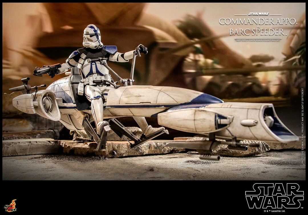 Maybang's Collectibles Hot Toys Star Wars: The Clone Wars Clone Commander Appo And BARC Speeder 7 Maybang's Collectibles Hot Toys Star Wars: The Clone Wars Clone Commander Appo And BARC Speeder