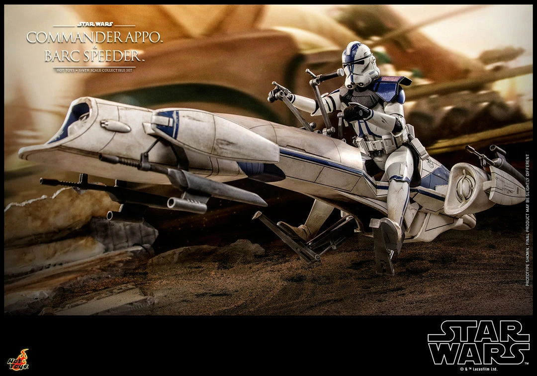 Maybang's Collectibles Hot Toys Star Wars: The Clone Wars Clone Commander Appo And BARC Speeder 8 Maybang's Collectibles Hot Toys Star Wars: The Clone Wars Clone Commander Appo And BARC Speeder