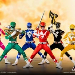 Maybang's Collectibles Threezero Mighty Morphin Power Rangers Core Rangers + Green Ranger Six Pack 1/6 Scalre 12" Collectible Figure Set 7 Maybang's Collectibles Threezero Mighty Morphin Power Rangers Core Rangers + Green Ranger Six Pack 1/6 Scalre 12