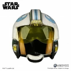 Vendor-unknown ANOVOS ROGUE ONE: A STAR WARS STORY General Merrick Blue Squadron X-Wing Helmet Accessory Prop Replica Helmet