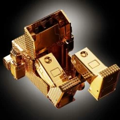 Vendor-unknown Bandai Soul Of Chogokin GX-32R Gold Lightan 24-Karat Gold Plating Ver. Gold Lightern Figure