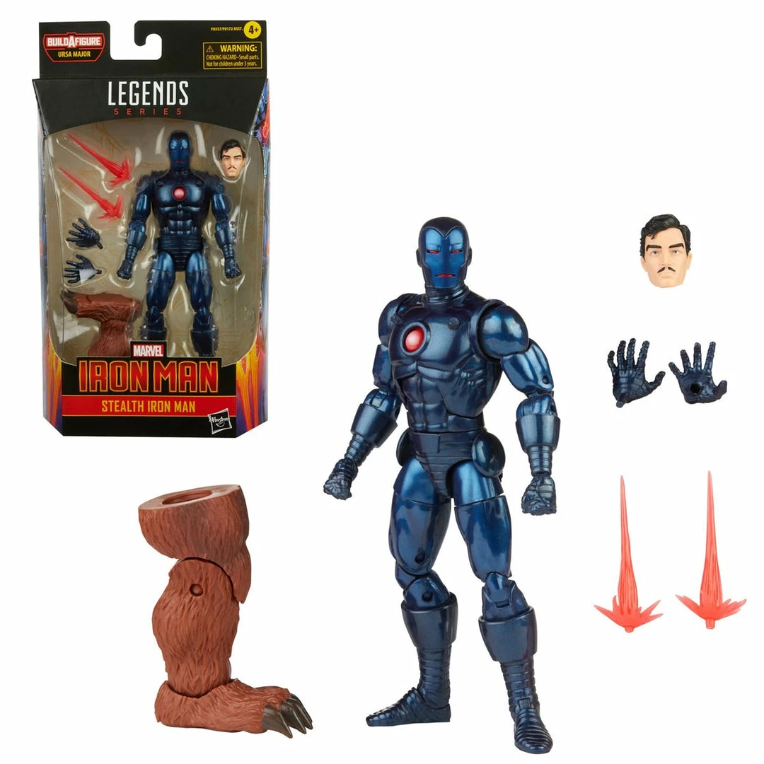 Maybang's Collectibles Hasbro Marvel Legends Comic Stealth Iron Man 6-Inch Action Figure (Ursa Major BAF) 1 Maybang's Collectibles Hasbro Marvel Legends Comic Stealth Iron Man 6-Inch Action Figure (Ursa Major BAF)