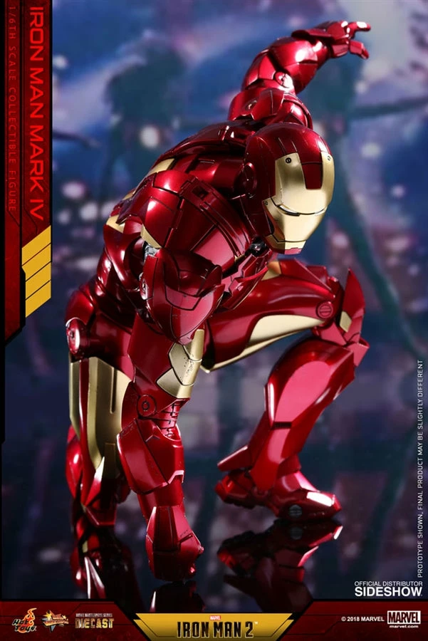 Vendor-unknown Hot Toys Marvel Iron Man 2 Iron Man Mark IV Diecast 1/6 Scale 12" Figure 1 Vendor-unknown Hot Toys Marvel Iron Man 2 Iron Man Mark IV Diecast 1/6 Scale 12" Figure